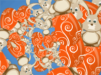 Easter Rabbit Trail [sent 125 times | viewed 1,721 times]
