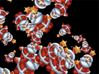 Santa Splatter [sent 2,345 times | viewed 13,123 times]