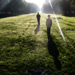 Two people, landscape